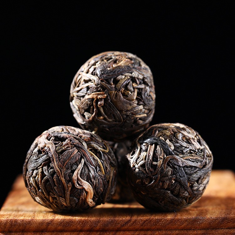 云南普洱茶生茶冰岛龙珠茶 春茶生普地界古树茶迷你小沱茶叶 批发图4