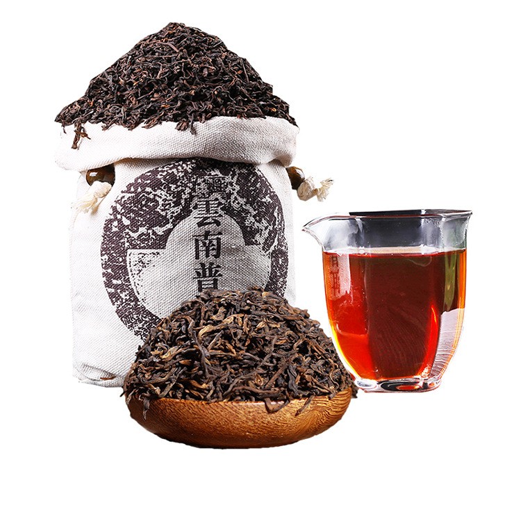 云南勐海普洱茶熟茶 古树茶金芽熟茶散茶500g/袋散装熟普茶 叶批发图5