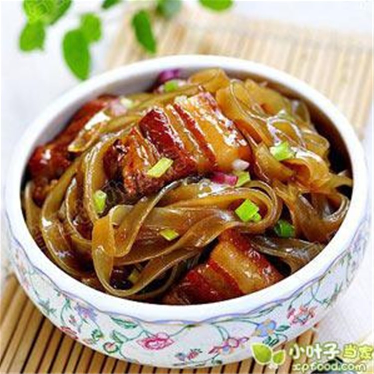 山东特产红薯粉条粉丝火锅宽粉 鲜水地瓜宽粉批发炖菜红薯粉图2
