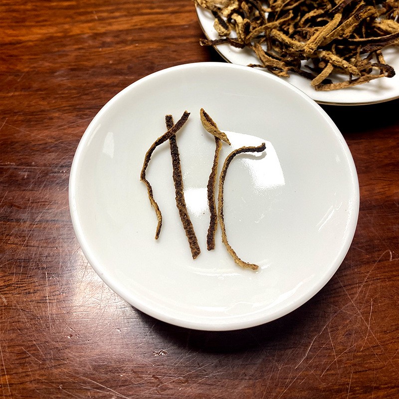 10年陈皮丝 十年新会陈皮丝 老陈皮干 泡茶药食同源广东特产 一斤图3