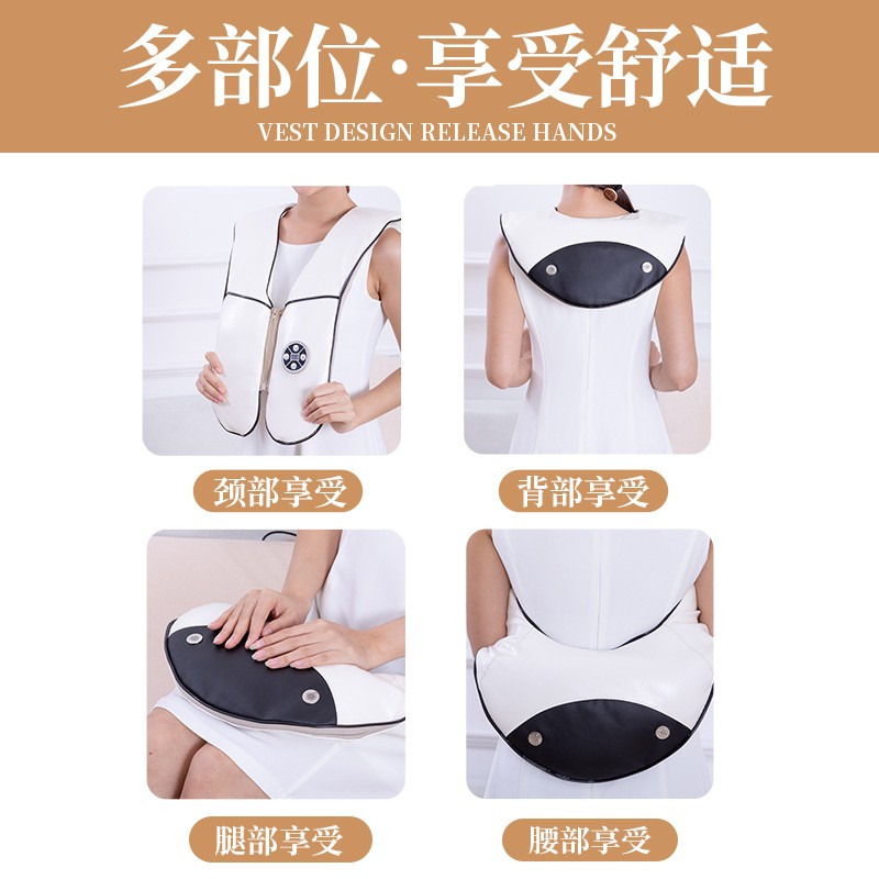 一件代发鸣仁堂按摩披肩多功能揉捏颈肩敲打捶背捶打敲敲乐按摩器图4