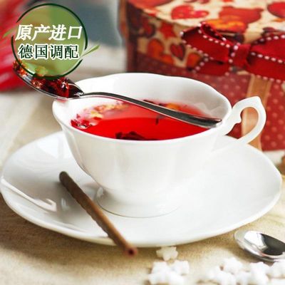 德国进口花果茶花草茶调味茶红茶花茶批发拿样品试茶小样10g/份