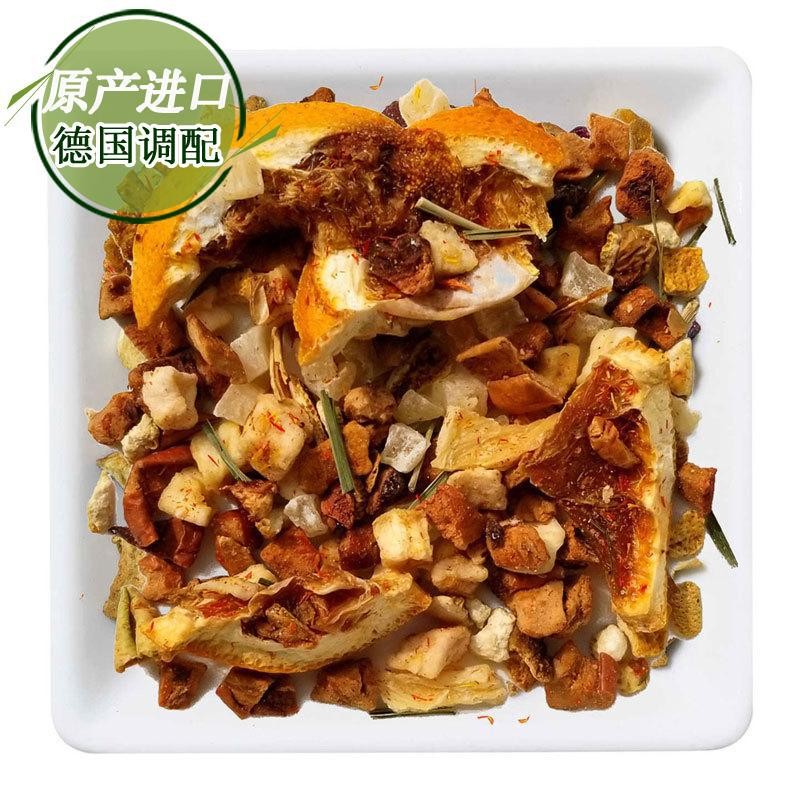 德国进口萨摩小蜜橘花果茶散茶一手批发柠檬草柑橘口味水果茶散装图1