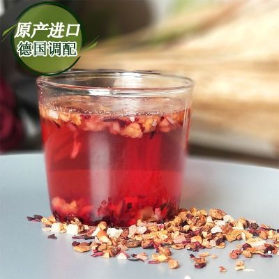 德国原产菠萝椰香综合水果味混合型花果茶 牙买加冰泉花果茶散装