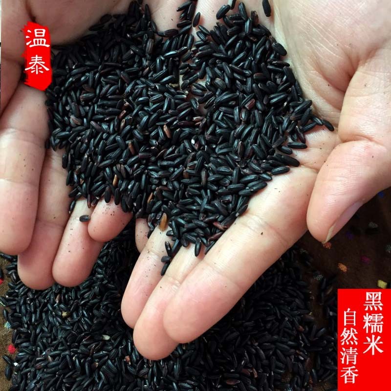 黑糯米包粽子米高山米长粒黑米农家自产米血糯米杂粮特产图2