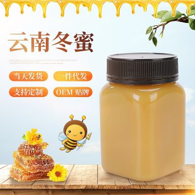 云南农家自产蜂蜜瓶装批发高山土蜂蜜中蜂雪蜜百花蜜一件代发