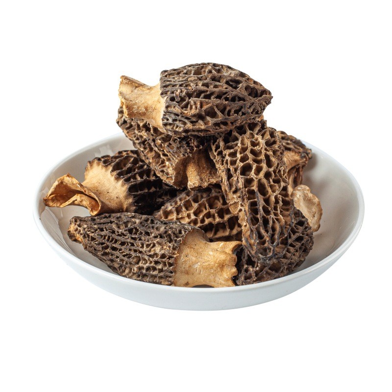 云小君FD冻干羊肚菌 头茬大号剪柄羊肚菌干货旗舰店菌菇抖音同款图4