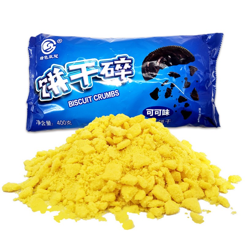 香蕉味薄饼干碎蛋糕装饰脆碎薄脆饼干碎巧克力饼干片烘焙原料批发图5