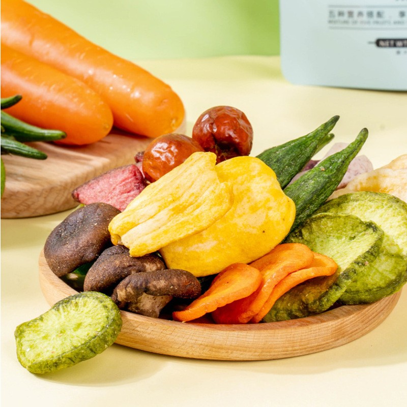 法思觅语 什锦果蔬脆 综合混合蔬菜干水果干休闲办公室零食250g图4