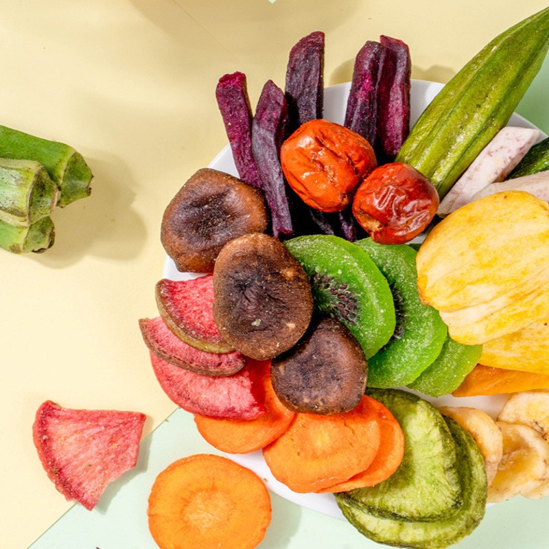 法思觅语 什锦果蔬脆 综合混合蔬菜干水果干休闲办公室零食250g图2