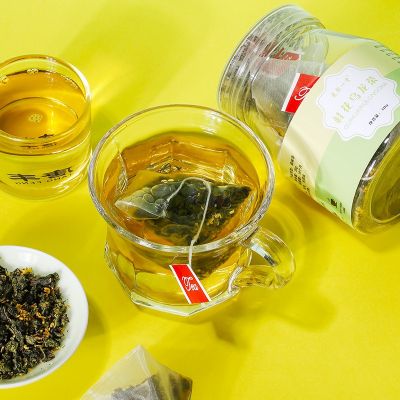 桂花乌龙茶 袋泡茶盒装花茶三角茶包oem定制贴牌冷泡茶奶茶原料