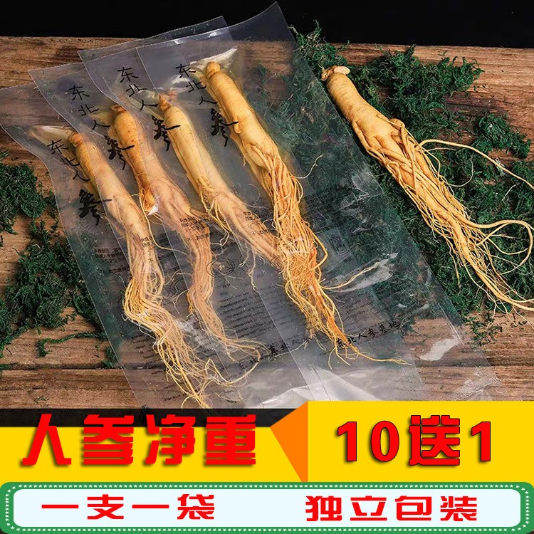 赠品会销礼品东北鲜人参 长白山小人参 吉林人参保鲜参泡酒 煲汤图2