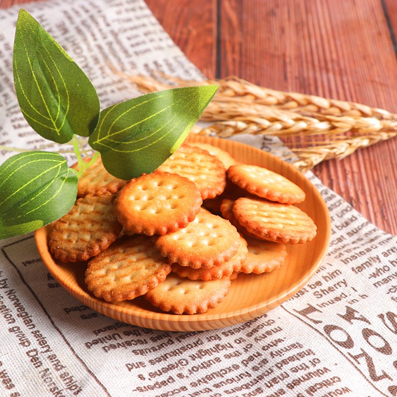 网红饼干独立包装整箱盒装休闲食品北海道日式海盐味小圆饼干零食图3