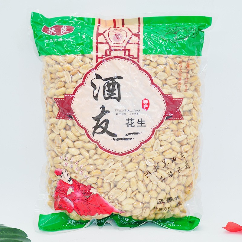 柴良油炸花生米五香花生米香酥 麻辣花生5斤包装炒货下酒零食批发图4