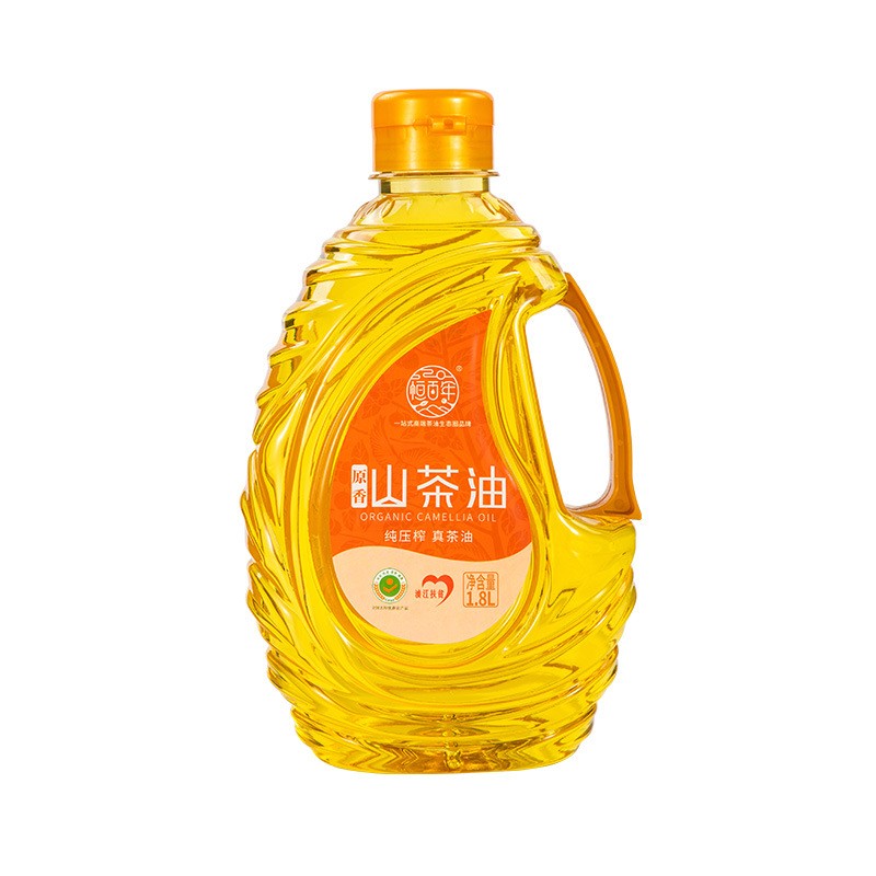 恒百年1.8L装茶油野山茶油茶籽油压榨山茶籽油厂家批发直销食用油图5