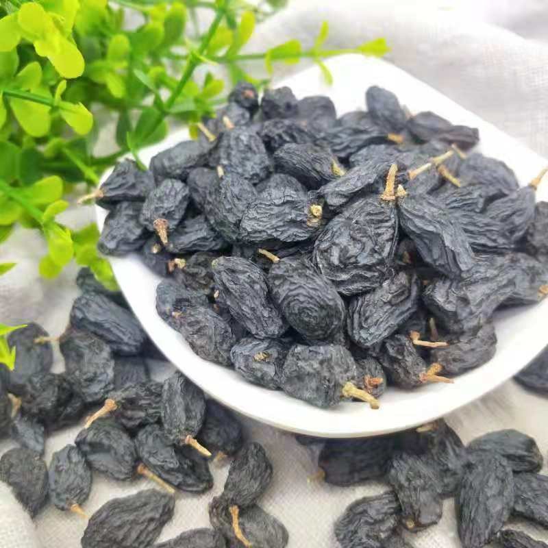 批发新疆特产黑加仑葡萄干 袋装500克 原味食品烘焙黑葡萄干图3