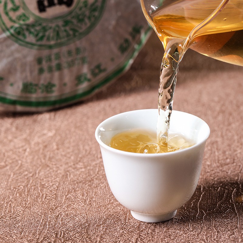 茶叶批发普洱茶饼勐海冰岛古树茶2012年普洱茶 357克普洱生茶图2