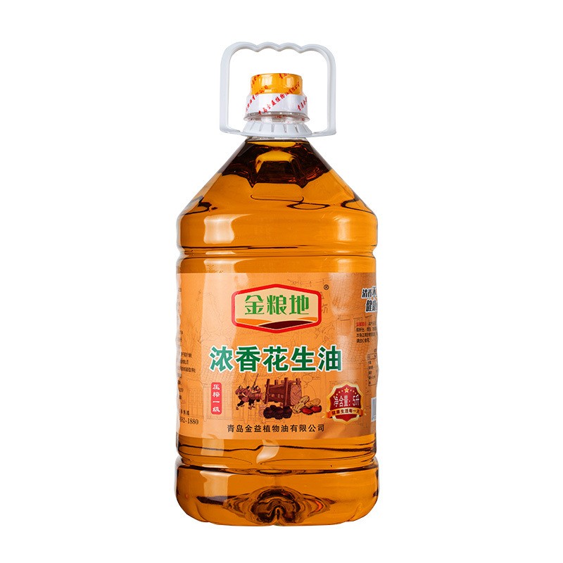 “金粮地”压榨花生油 浓香花生油 批发加工图4