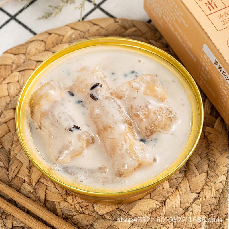 牛奶血糯米即食花胶鱼胶代餐饱腹月子餐胶原蛋白OEM贴牌批发代发图3