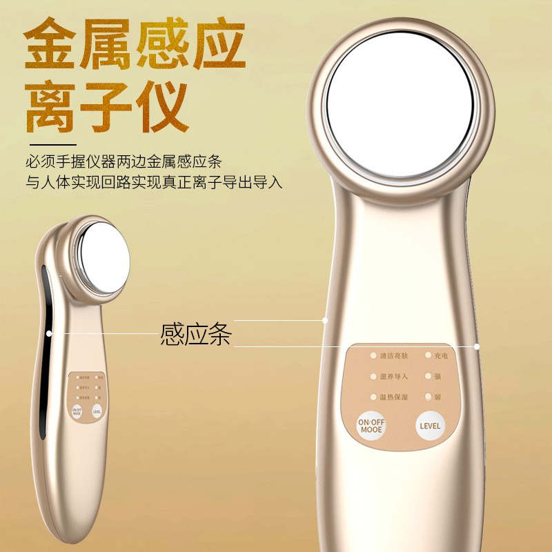 厂价现货脸部按摩仪充电营养导出仪洁面仪美容仪负离子嫩肤导入仪图3