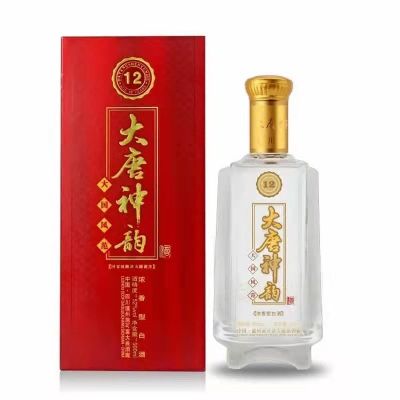 大唐神韵12年52度浓香型白酒 商务宴请过节送礼高度白酒批发白酒