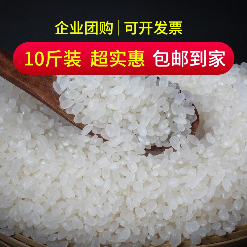东北大米5kg珍珠米圆粒米粳米厂家批发活动礼品10斤特产代发包邮图3