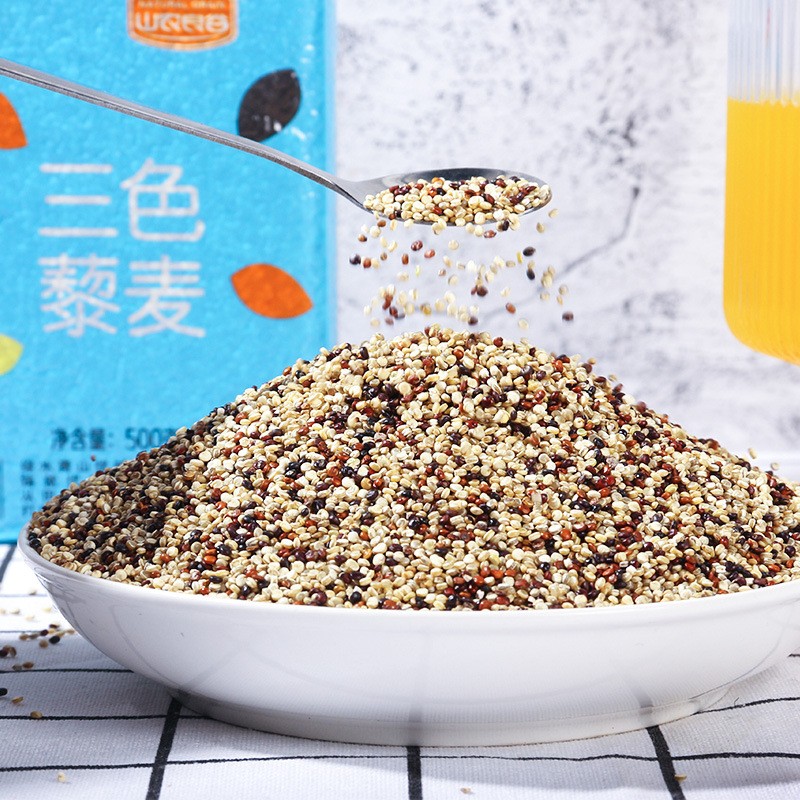 藜麦米三色藜麦500g混合藜麦米代餐饱腹红白黑粗粮黎麦辅食图3