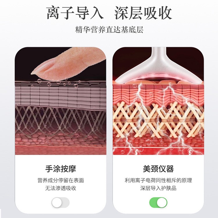 小海豚美颈仪去法令纹颈纹神器提拉紧致脸部导入眼部按摩仪美容仪图3
