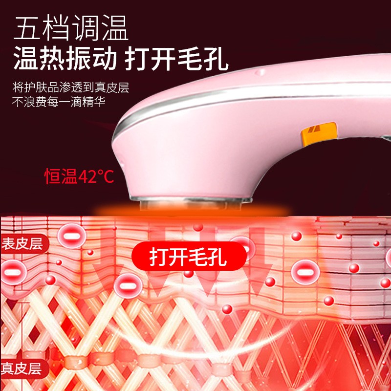 法国VLVEE美容仪器家用脸部按摩仪提拉紧致超声波冷热导入仪冰敷图4