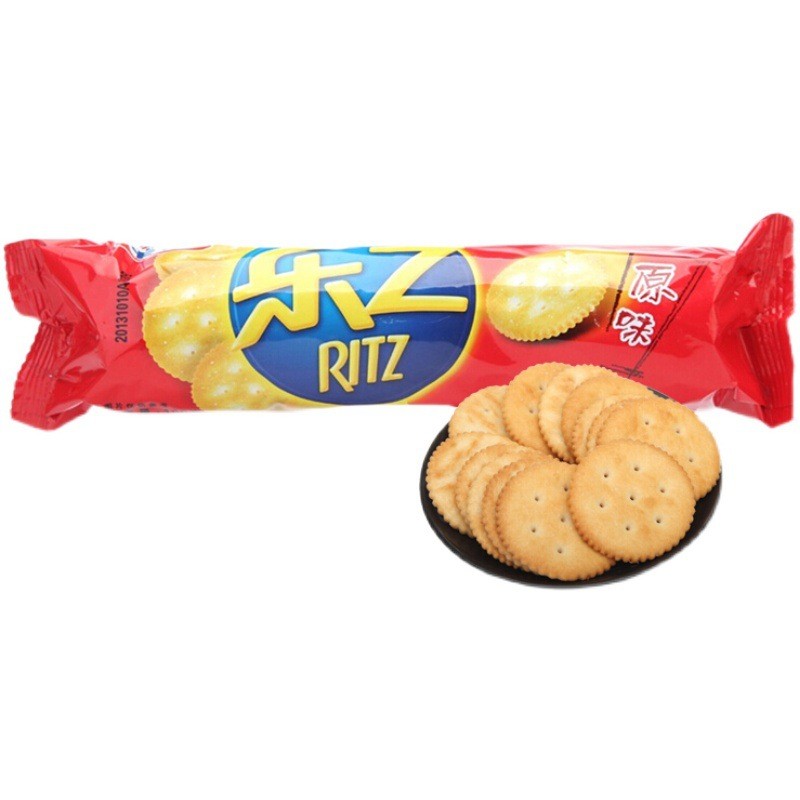 乐之 原味薄片香脆饼干400g 咸味早餐网红办公室零食100g图4
