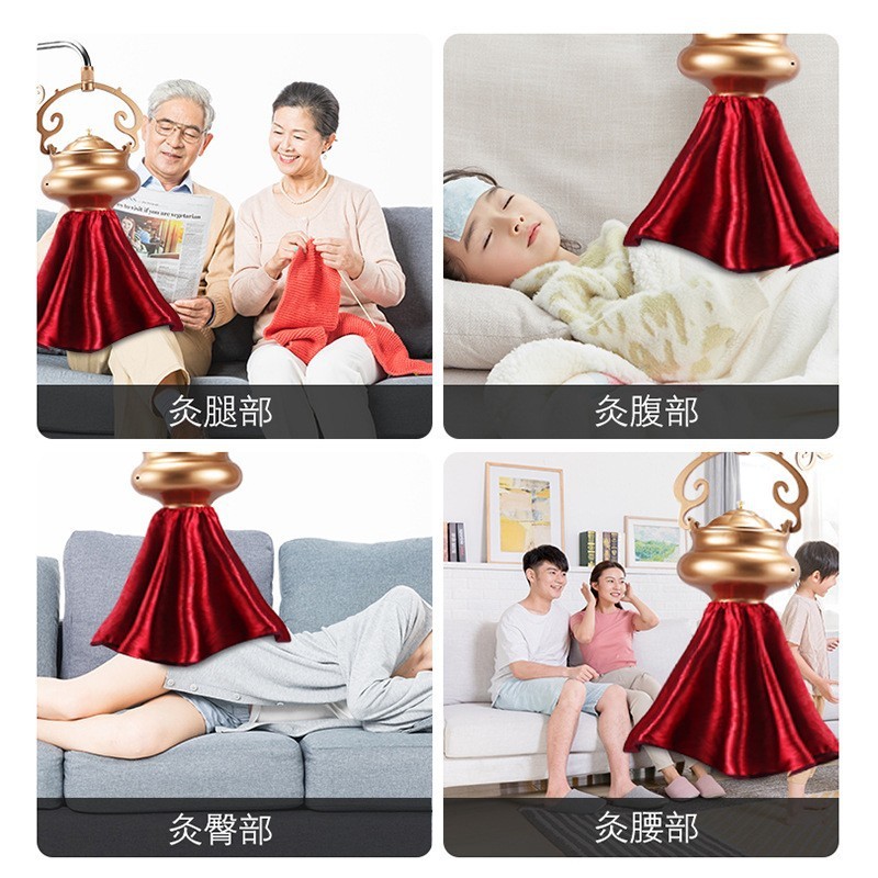 工厂直销艾灸家用美容院立式电子无烟艾熏器具艾绒加热养生温灸仪图3