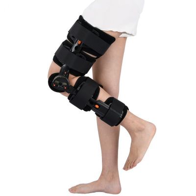 批发可调节膝关节固定支具半月板膝盖骨折支架韧带腿部下肢外护具