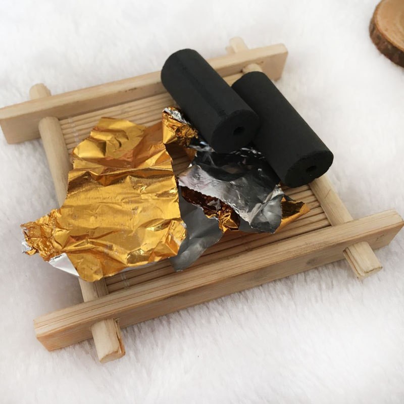 三棵艾金衣艾柱无烟碳化艾条璞缇灸梅花灸鼎艾柱艾粒艾灸粒艾灸条图3