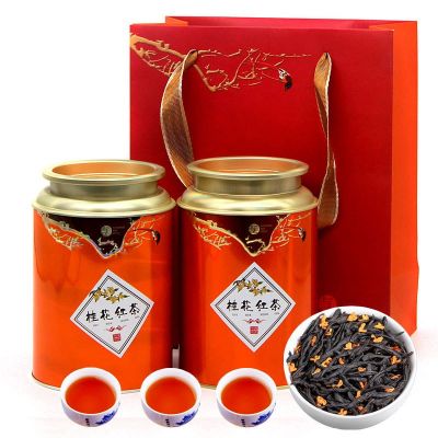 桂花红茶乌龙茶 正山小种浓香型茶叶组合装 散装罐装礼盒装 包邮