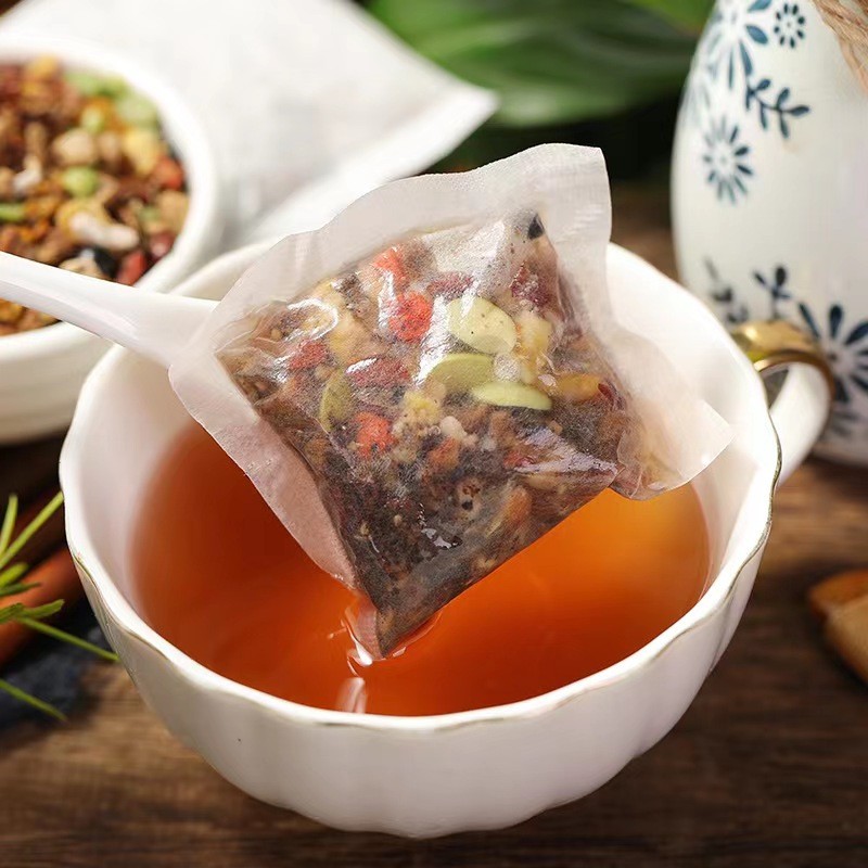 寻花坊人参十宝茶人参五宝茶玛咖黄精茶男人茶厂家加工150g/袋图4