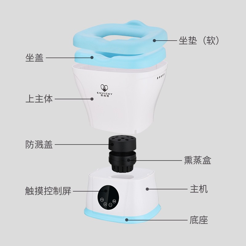 会销渠道坐熏仪熏蒸仪家用会阴调理坐熏器私密器熏蒸桶宝妈健康仪图3