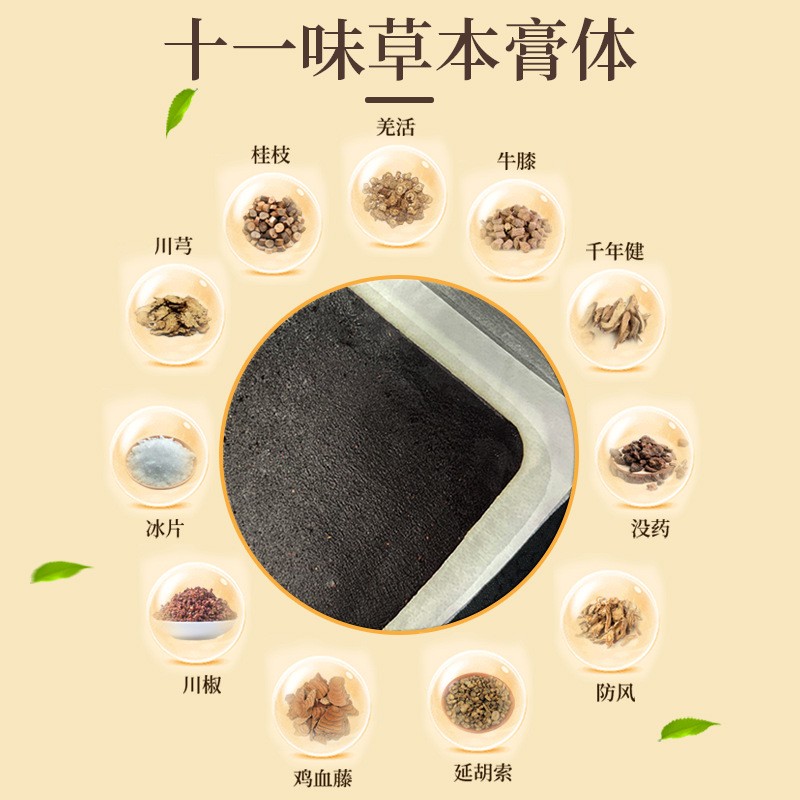 艾灸贴自发热贴腰椎关节热灸贴宫暖艾灸膏热敷颈椎苗医热灸贴图2