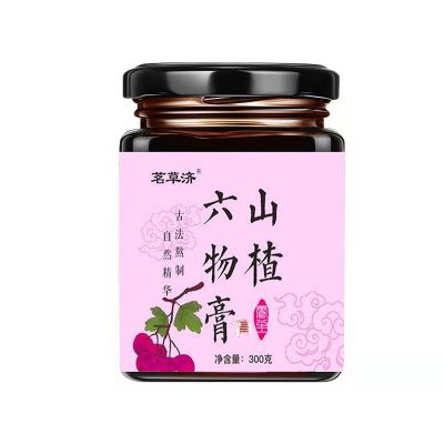 源头工厂山楂六物膏(非勾兑）食欲好膏开味手工熬制膏滋一件代发