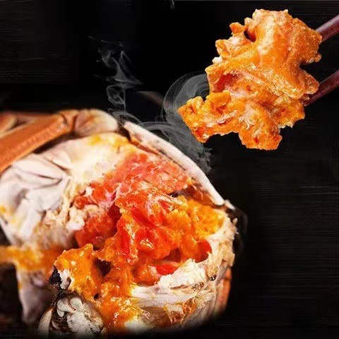 蟹黄酱蟹黄油拌饭麻辣小海鲜即食罐装螃蟹膏蟹肉下饭菜图4