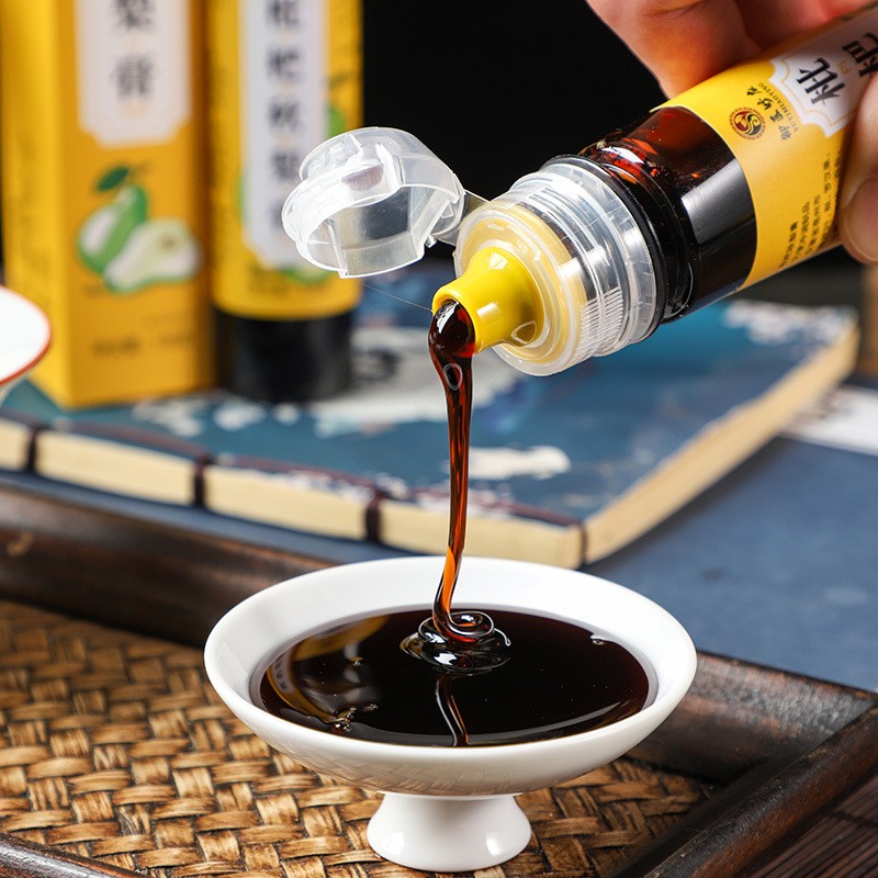 枇杷秋梨膏130克礼盒装冰糖雪梨膏枇杷搭配儿童膏滋膏方秋梨膏图4