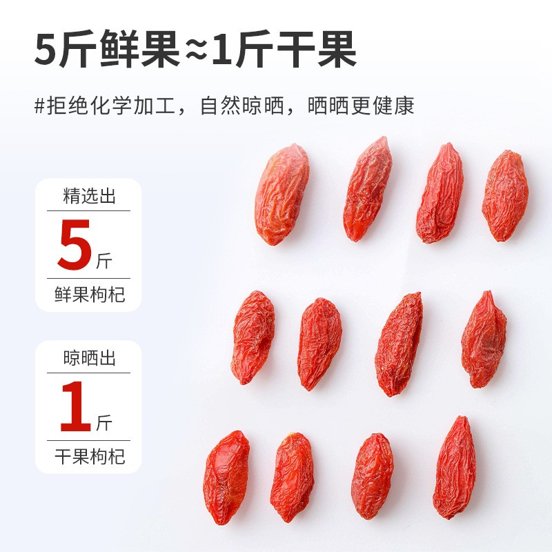 【头茬新货特优级】正宗宁夏枸杞子特优级罐装250g图4
