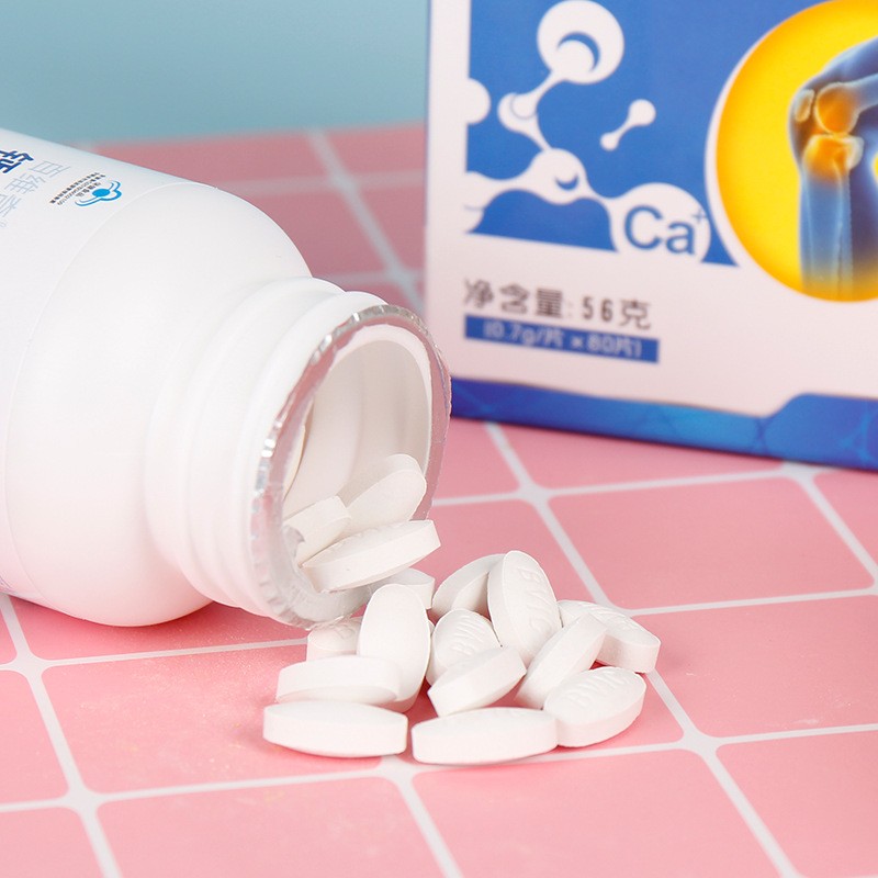 现货维生素钙片 钙维生素D片vd钙一件代发维生素蓝帽保健食品图3