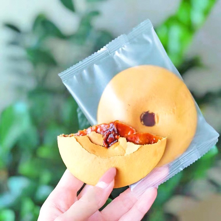 红糖肚脐饼五谷肚脐饼网红零食金钱饼双炉饼铜锣烧番薯美食糕点图3