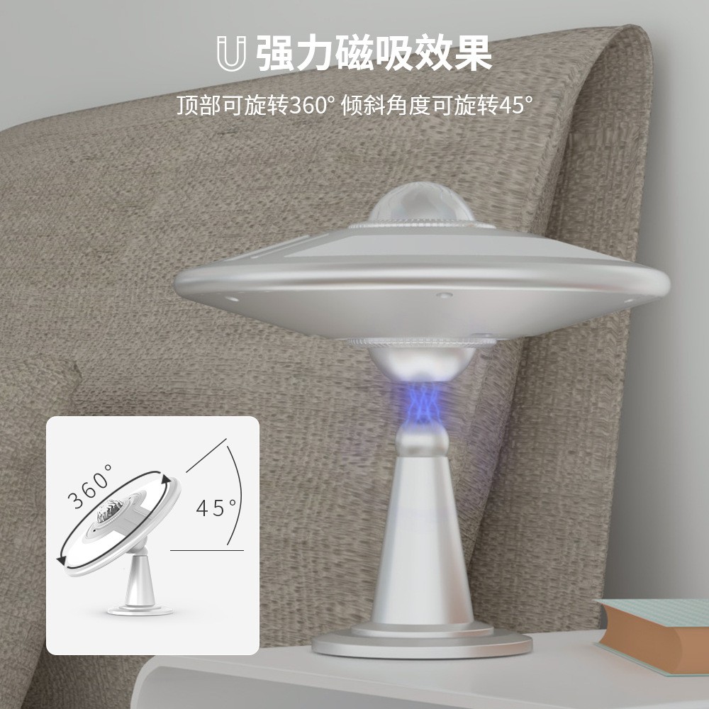 定制UFO星空氛围灯投影小夜灯语音控制卧室睡眠星光浪漫跨境专供图2