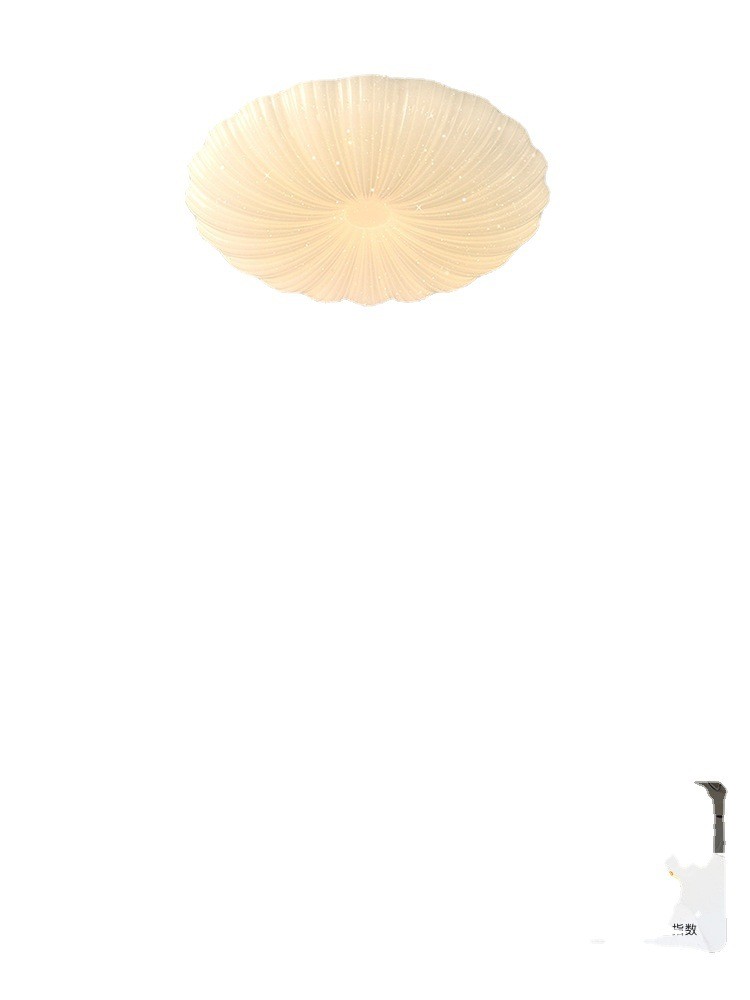卧室吸顶灯现代简约led女孩子儿童房灯奶油风花朵云朵主卧房间灯图5