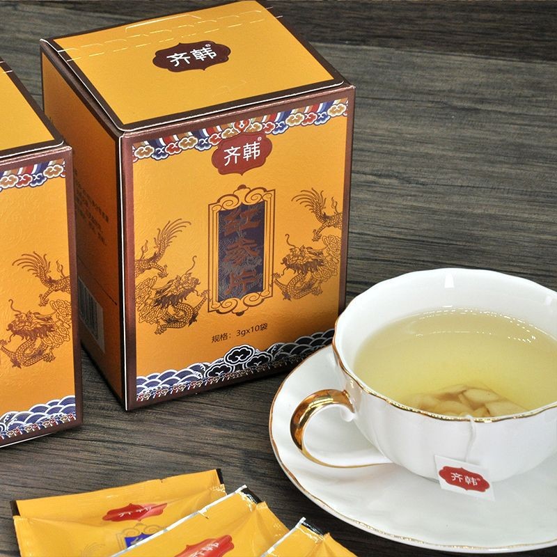 齐韩红参片袋泡茶长白山人参切片开袋即泡招代理代发货厂家批发图4